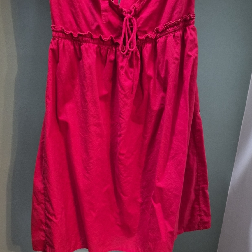 Red Embroidered Dress - Picture 7 of 8